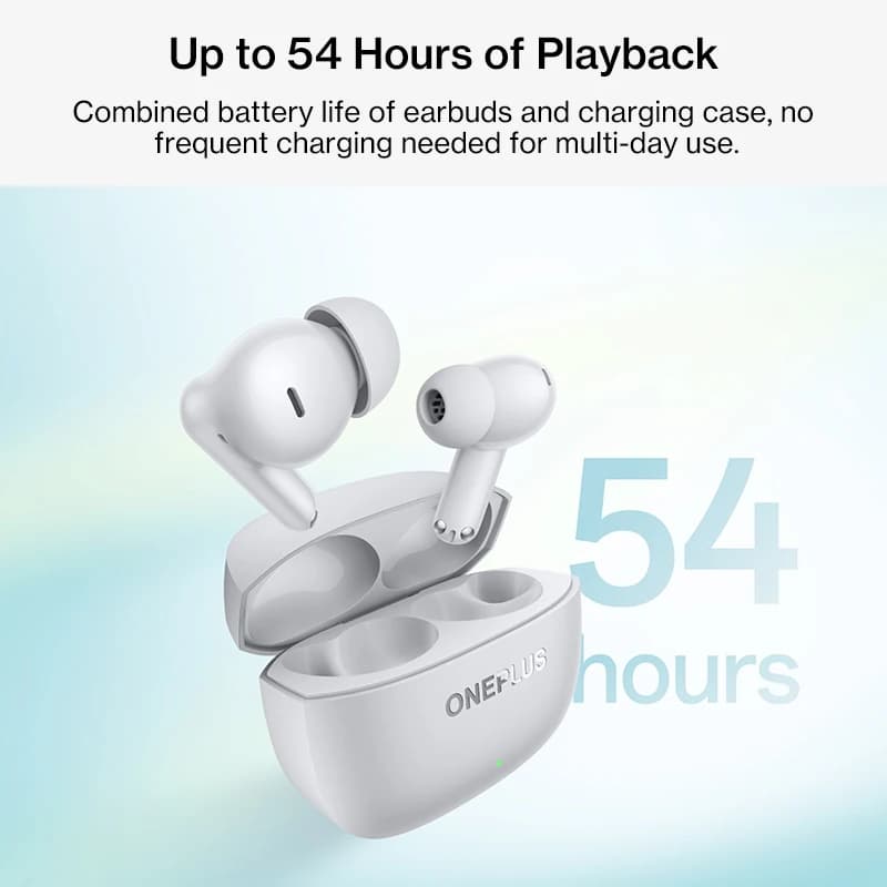 New OnePlus Nord Buds 4 pro Earphones Global Version 55dB Noise Cancelling Bluetooth 6.0 Smart Dual Controls 54 Hours Playback - 5