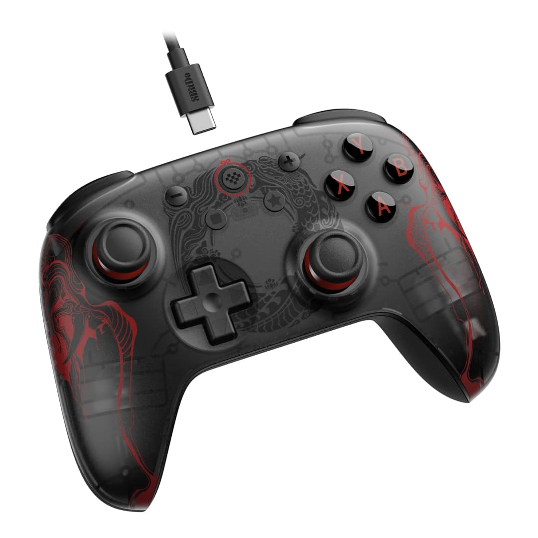 8BitDo Ultimate 2C Wireless Game Controller Wired Gamepad Black Myth WuKong with Hall Effect Joystick for Windows 10 11 Android - 6