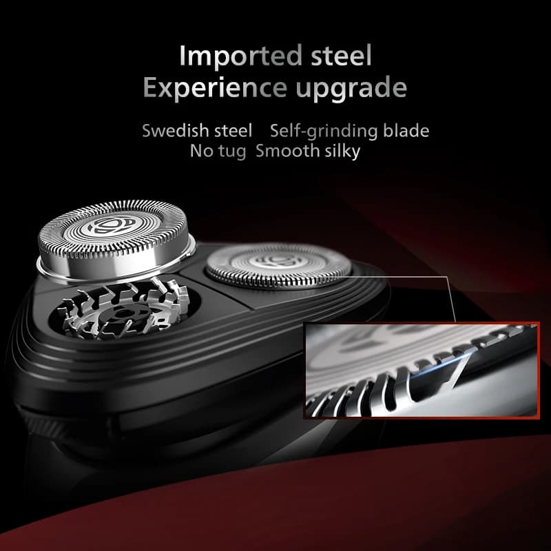 PHILIPS S1113 Electric Shaver USB Charge Stainless Steel PowerCut Blade Razor Triple Floating Head Men Fast Shave Beard Trimmer - 4
