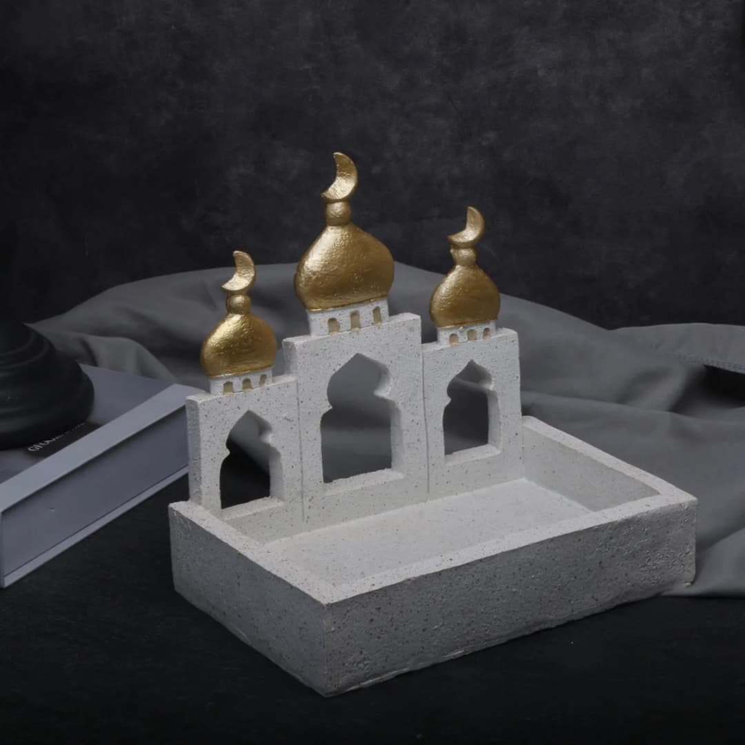 1 PC Ramadan Muslim Kaaba Dome Mosque Islamic Desktop Ornament Table Crafts Gifts