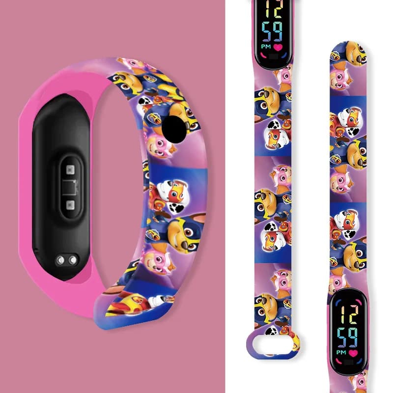Paw Patrol Watch Anime Children's Watches Chase Marshall Rubble LED Touch Electronic Waterproof Kids Watches Birthday Gifts - 4