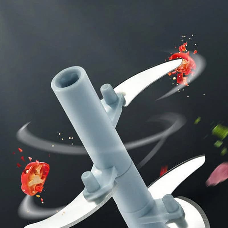 500/900ML Manual Meat Mincer Garlic Chopper Rotate Garlic Press Crusher Vegetable Onion Cutter Kitchen Cooking Accessories - 3