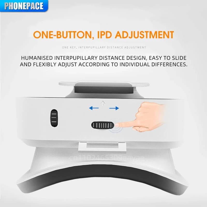 سماعة رأس واقع افتراضي ثلاثي الأبعاد من VR SHINECON نظارات VR خفيفة الوزن بزاوية رؤية 100 درجة لهواتف 4.7-6.53 بوصة مسرح منزلي/ألعاب غامرة - 3