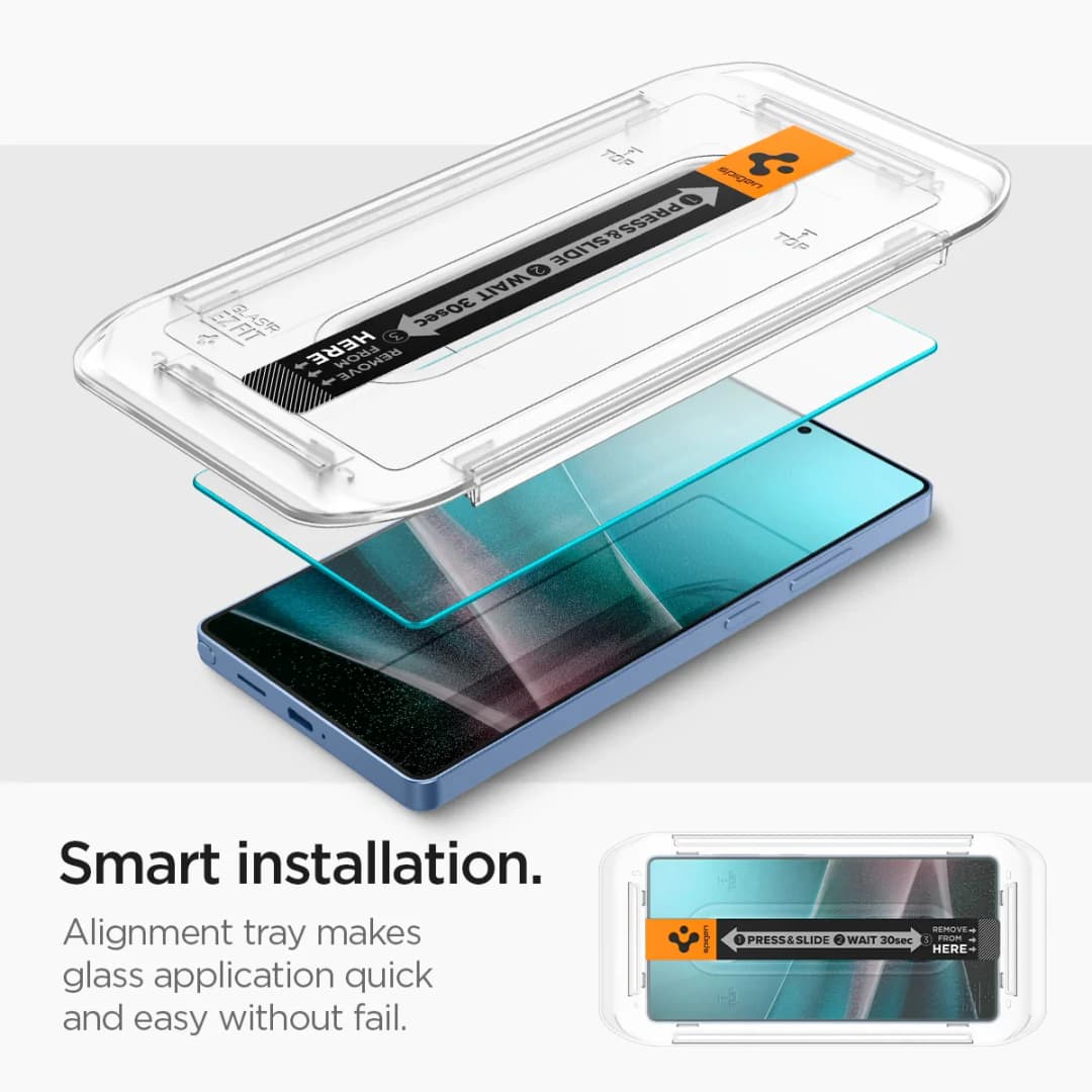 2PCS Spigen Original Glas.tR EZ Fit HD Screen Protector For Samsung Galaxy S25 S24 S26Ultra Plus Tempered Glass Screen Protector - 2
