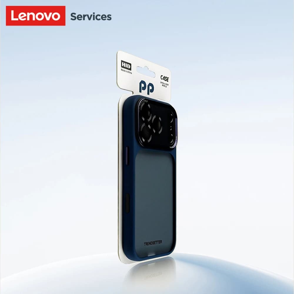 Lenovo Luxury Orange Shield Matte Transparent Phone Case For iPhone 16 17 Pro Max New Metal Buttons Skin Feel Shockproof Cover - 2