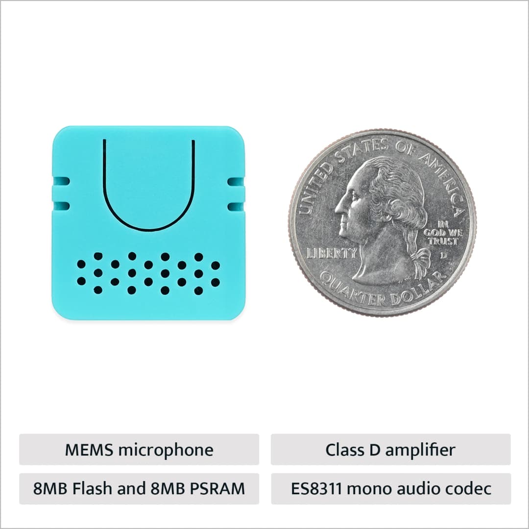 مجموعة تطوير مكبر الصوت الذكي M5Stack ATOM VoiceS3R لمساعد المنزل للتحكم الصوتي القابل للبرمجة وحدة تحكم تفاعل إنترنت الأشياء - 4