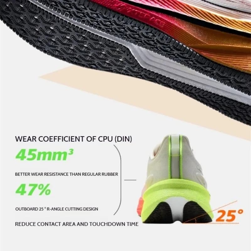 Xtep Men's Running Shoes 2000km 3.0 2025 Spring Lightweight Cushioned Wear-Resistant Training Jogging Sneakers 875119110032 - 2