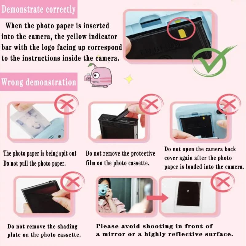 Fujifilm Instax Mini 12 Film Candy Pop 10-80 Sheets For Fujifilm Fuji Instax Mini 11 8 70 25 50s 90 Camera Share SP-1 SP-2 - 5