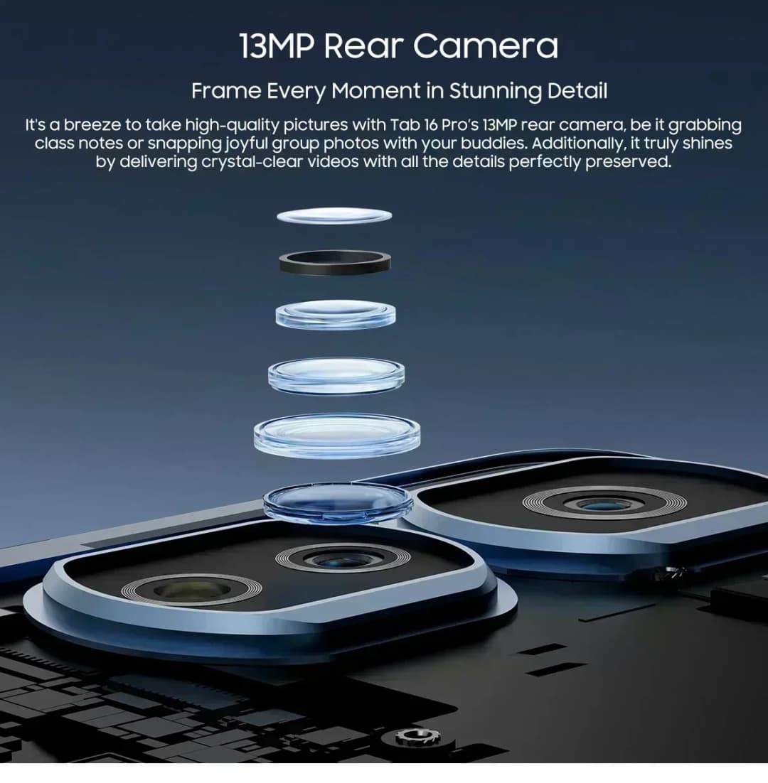 جهاز لوحي بلاكفيو تاب 16 برو 8 جيجابايت + 256 جيجابايت 11 بوصة شاشة FHD+ بطارية 7700 مللي أمبير أندرويد 14 وايدفاين L1 يونيسوك T616 - 6