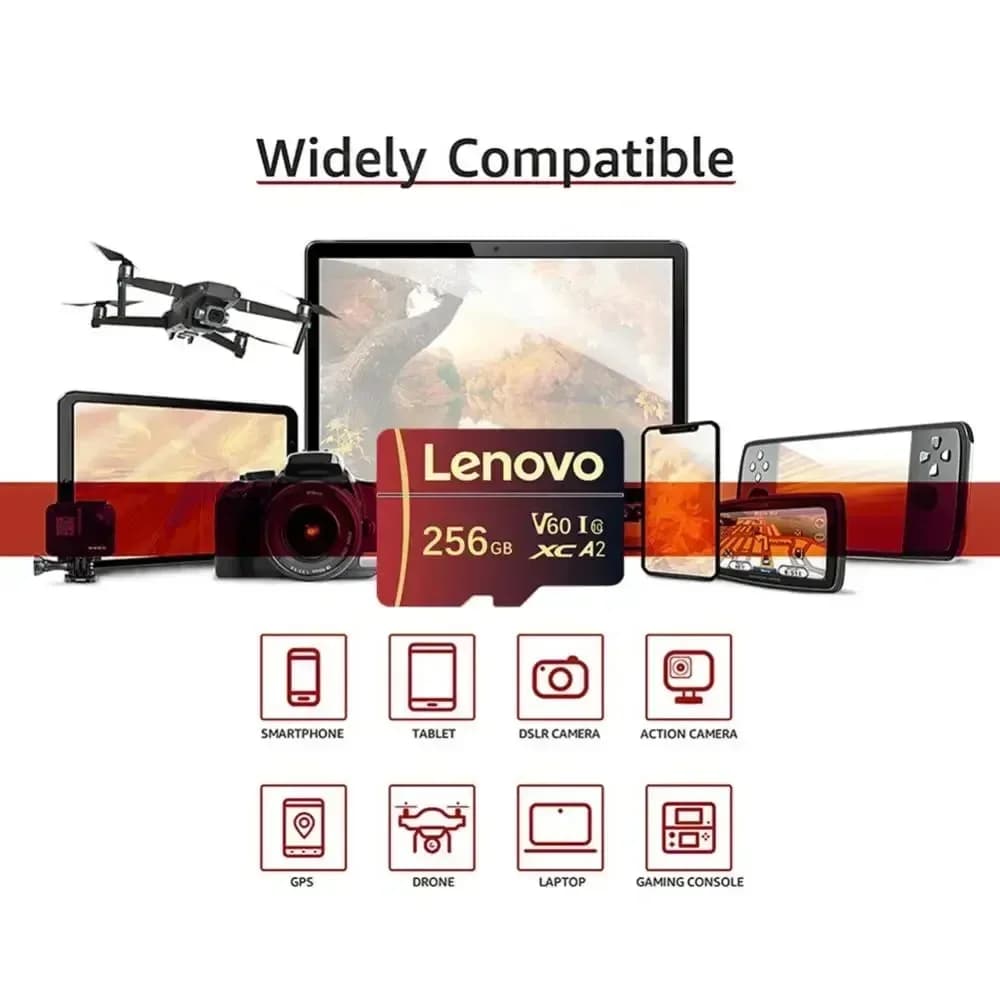 Original Lenovo Memory Card 1TB 2TB High Speed Micro TF SD Card 512GB SD V60 U3 TF Card For Nintendo Switch Ps4 Ps5 Game - 4