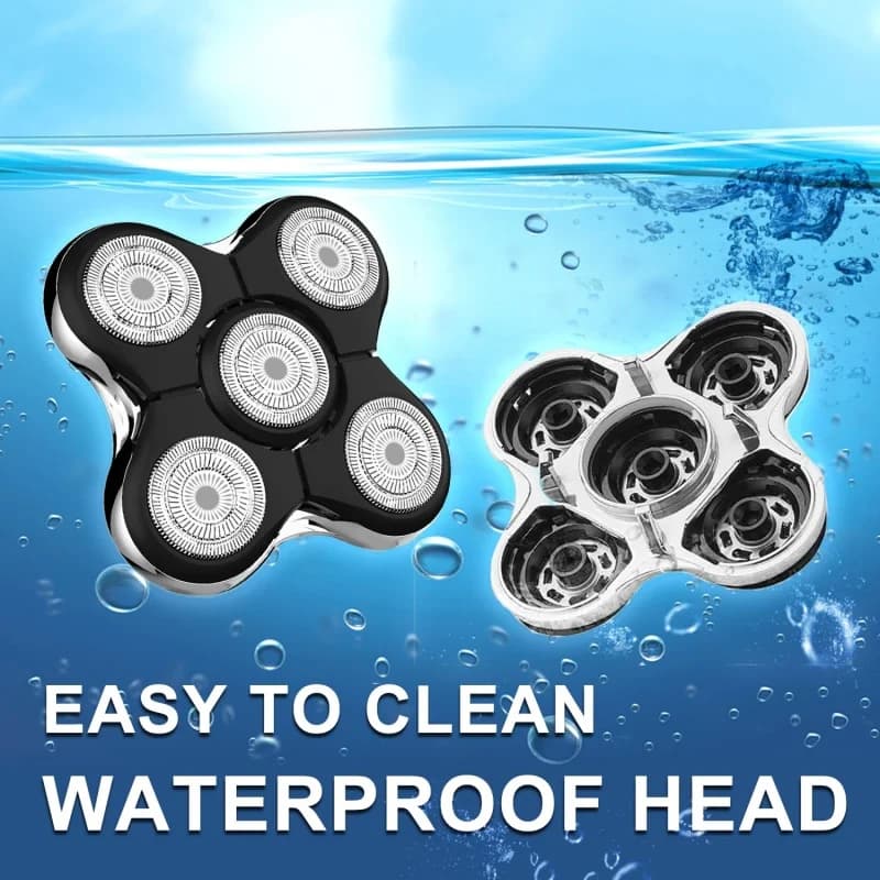 الأصلي لريمنجتون 5D RX5/XR7000/XR1500 شفرة الرأس إكسسوارات ماكينة حلاقة ذكية للرجال متعددة الوظائف قابلة للغسل ماكينة حلاقة دوارة - 2