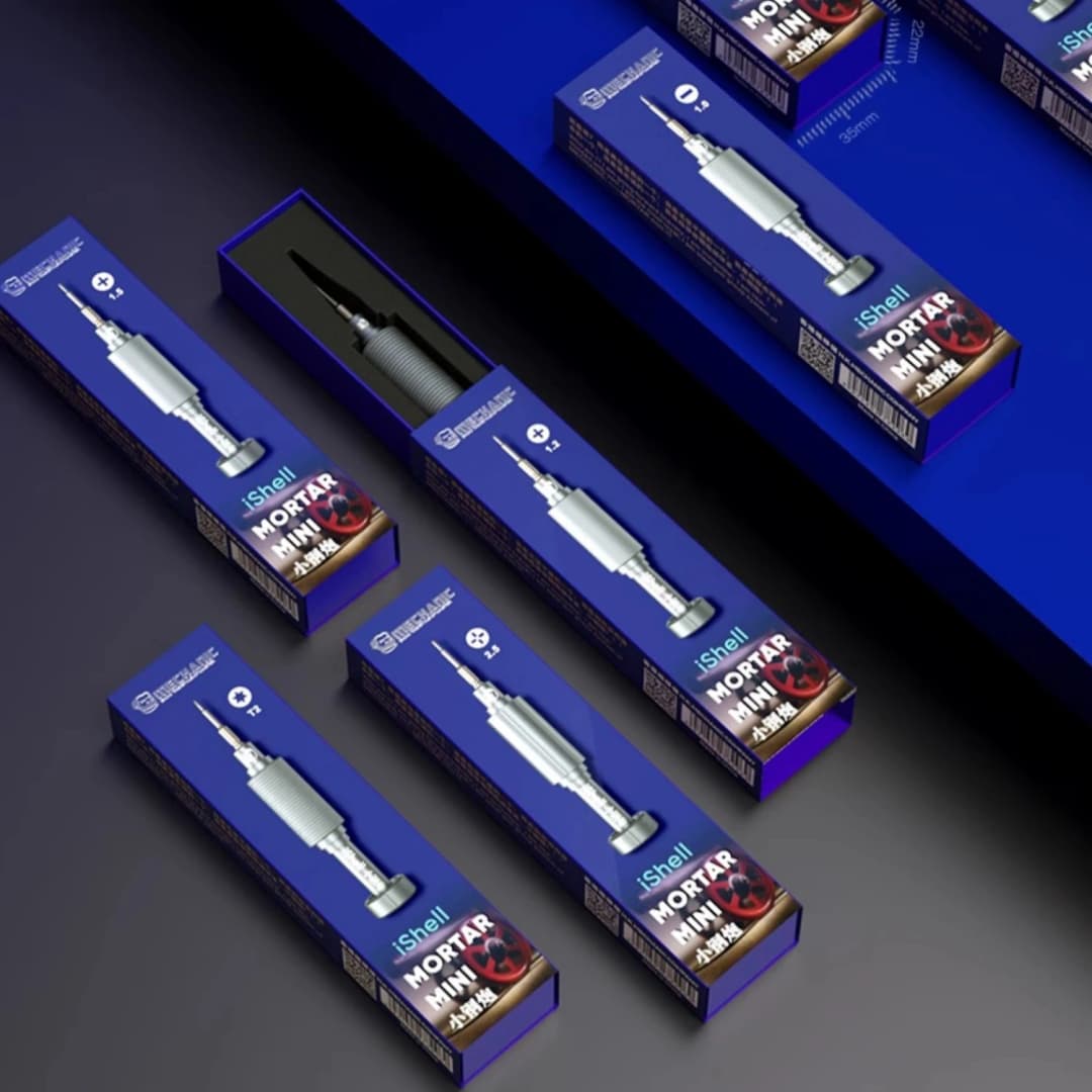 ميكانيكي 6 في 1 iShell ماكس هاون مفك براغي صغير مجموعة قوية صلابة مغناطيسية الدقة المغنيسيوم سبائك السيليكون مفك البراغي - 6