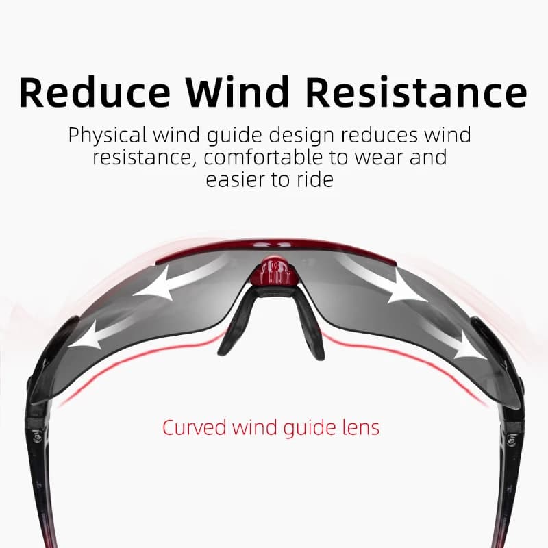 نظارات ROCKBROS للدراجات الهوائية المستقطبة نظارات رياضية خارجية للدراجات الهوائية نظارات واقية للدراجات الجبلية MTB نظارات واقية للدراجات الهوائية 5/3 عدسة إكسسوارات الدراجات الهوائية - 4