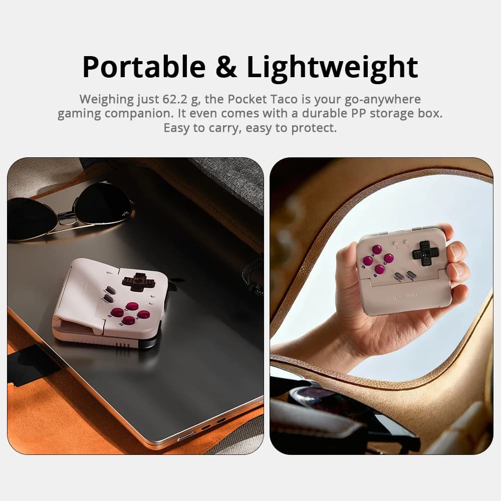GameSir Pocket Taco Gaming Mobile Controller, Portable Retro Gamepad, Lightweight Bluetooth Vertical Handheld for Android - 4