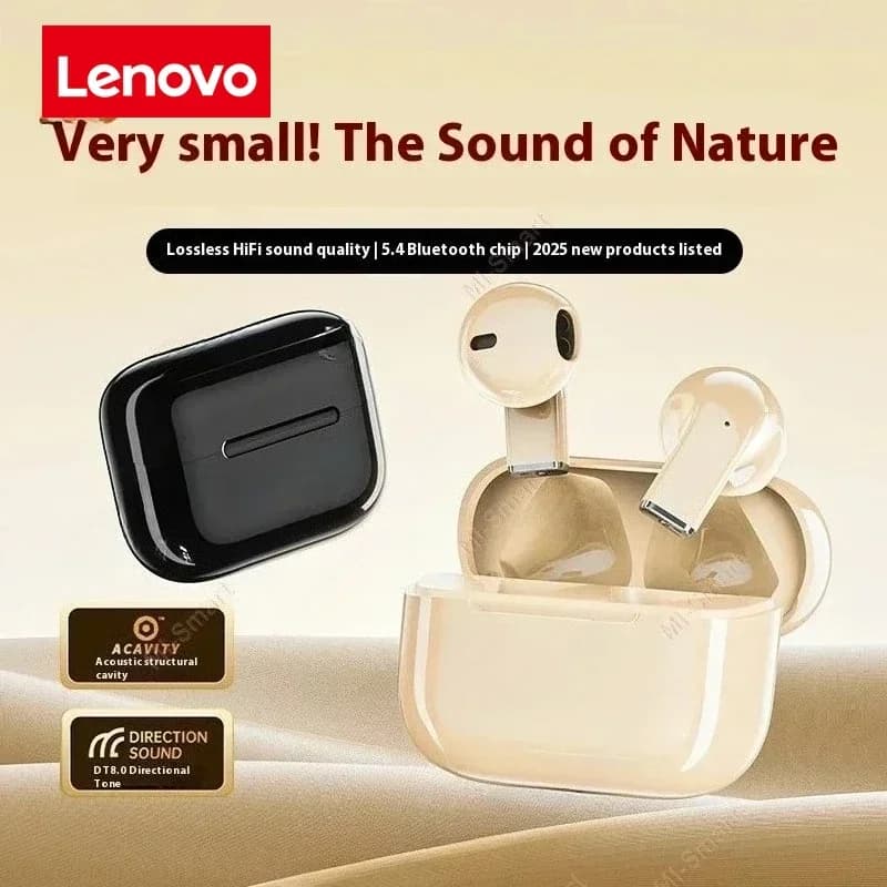 سماعات أذن لاسلكية من Lenovo بتقنية بلوتوث 5.3 وHiFi مع ميكروفون وتحكم باللمس، سماعات TWS أصلية - 3