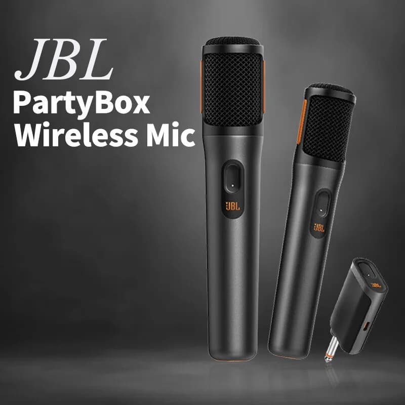 مايك لاسلكي محمول معتمد رسمياً من JBL PartyBox مع بطارية تدوم طويلاً للحفلات والمناسبات - 3