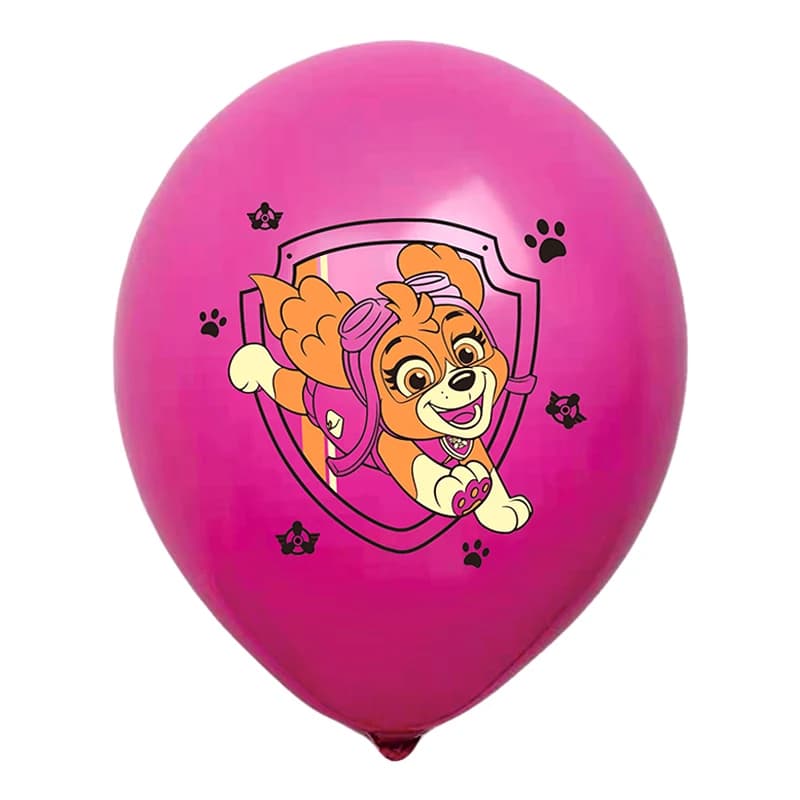 10pcs Paw Patrol Latex Balloon Party Dcorations Chase Skye Marshall Party Balloons for Kids Birthday Party Supplies Gift Toys - 6