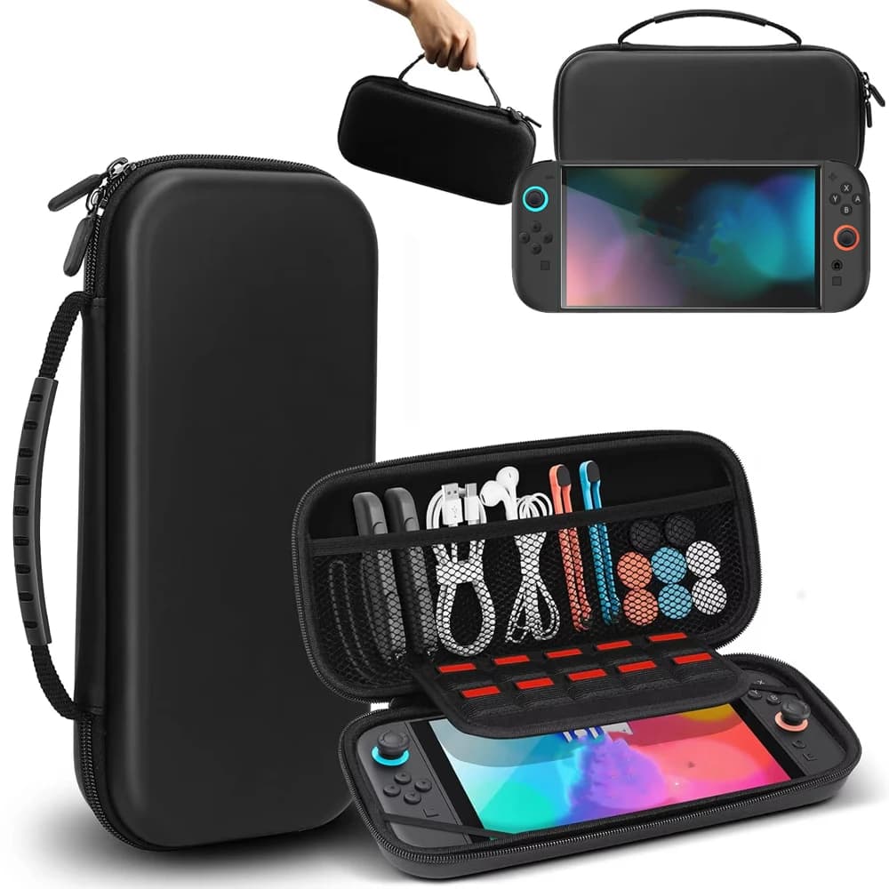 Portable Travel Case for Nintendo Switch 2 EVA Game Console Gamepad Bag Shockproof Protective Bag for NS 2 Controller Accessory