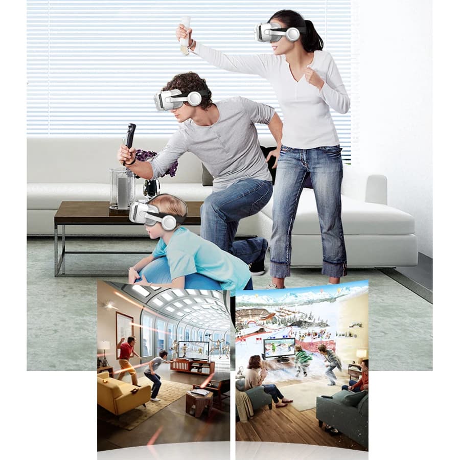 VR Shinecon 10.0 Helmet 3D Glasses Virtual Reality Casque For Smartphone Smart Phone Goggles Headset Viar Video Game Binoculars - 3