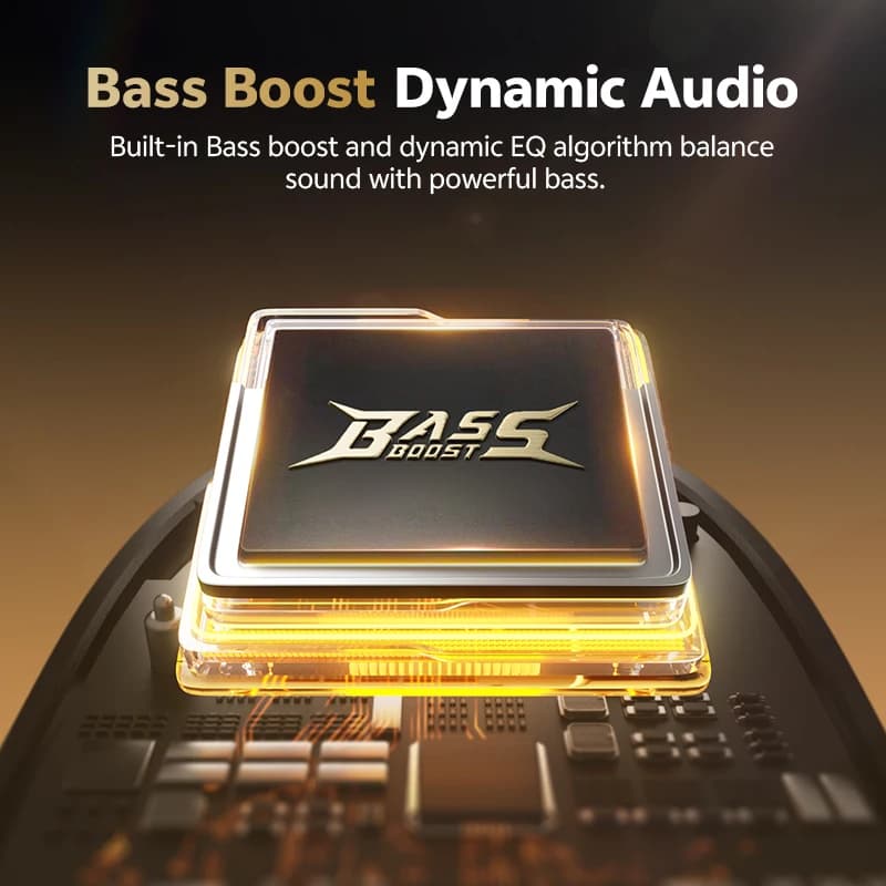 سماعات أذن QCY Crossky R70 لاسلكية مفتوحة الأذن، دقة عالية مع LDAC، بلوتوث 6.0، تعزيز الباس، صوت مكاني - 3