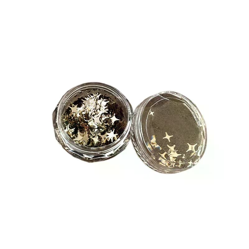 1Box Nail Glitter Star Shape Sequins Sparkly Flakes Paillette Nail Art Charms Decorations DIY Slices Accessories - 3