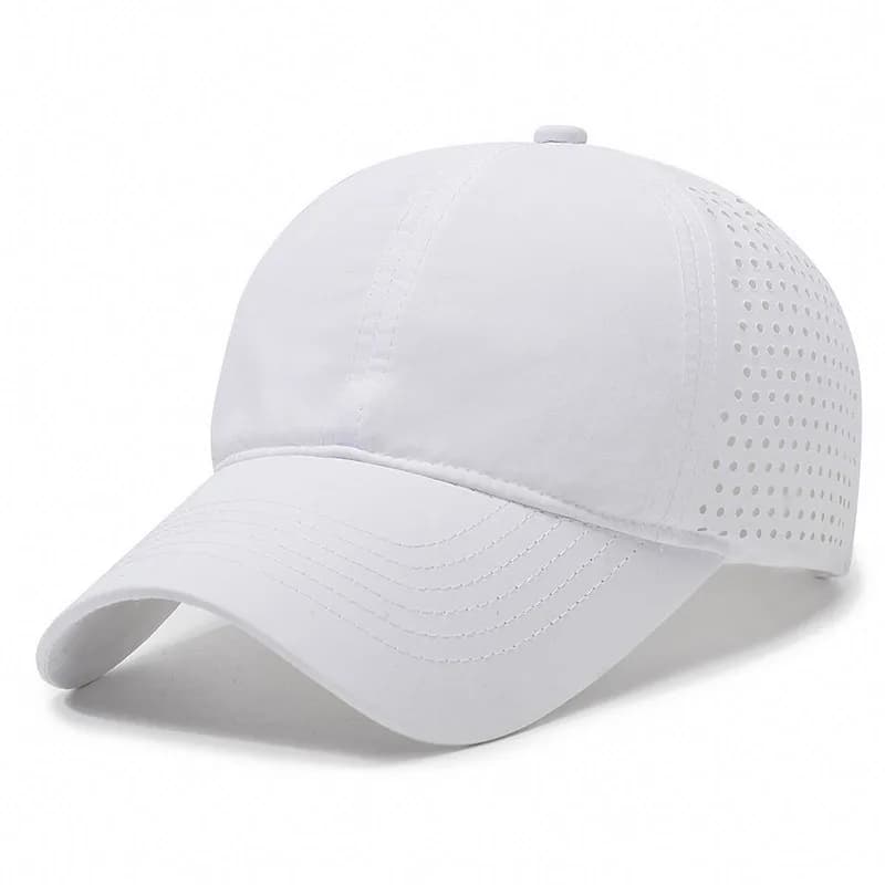 New Summer Lightweight Perforated Breathable Quick-Dry Adjustable Baseball Cap, Unisex for Hiking and Sun Protection - 6