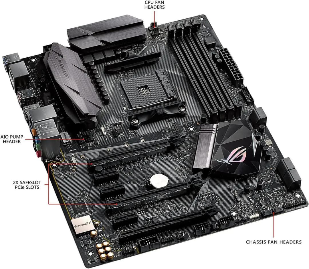 ASUS ROG STRIX B350-F GAMING Motherboard AMD B350 AM4 DDR4 3200MHz 64GB support 5600 2600  2700 3500 5700 3900 1700 cpu M.2 ATX - 2
