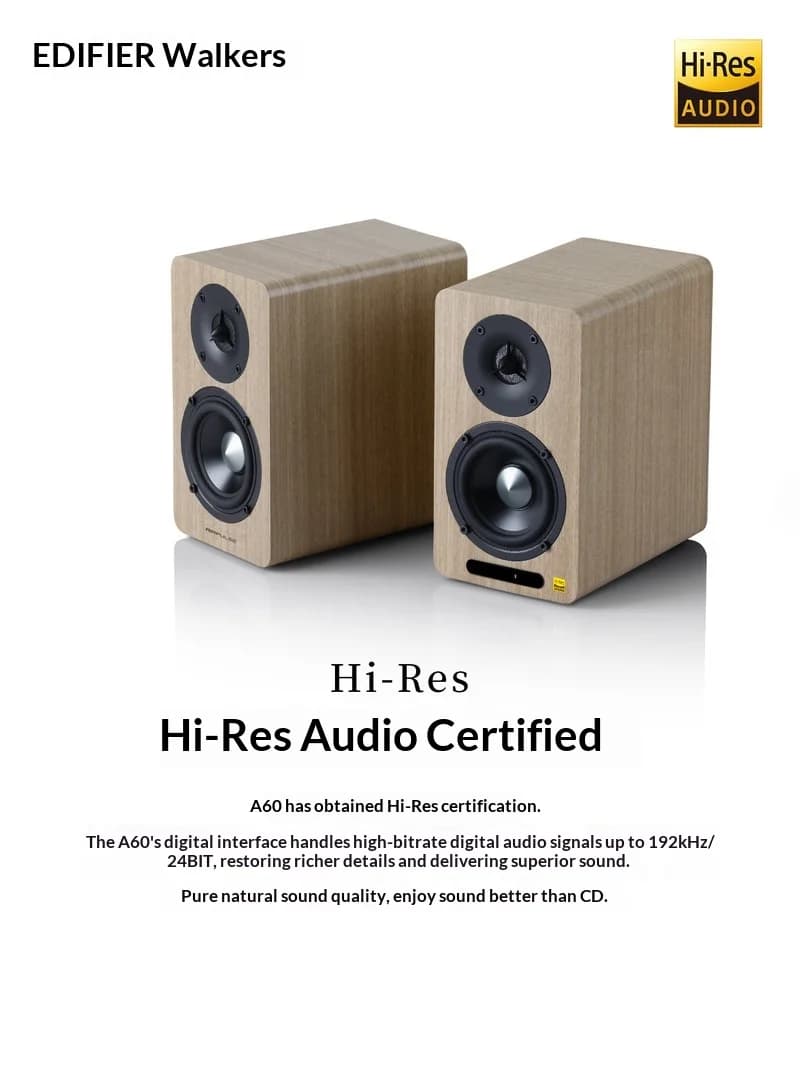 Edifier AIRPULSE A60 Desktop Hifi Bluetooth Speakers Customized Soundbox Loudspeaker High Fidelity Bluetooth 5.1 Laptop Gift PC - 3