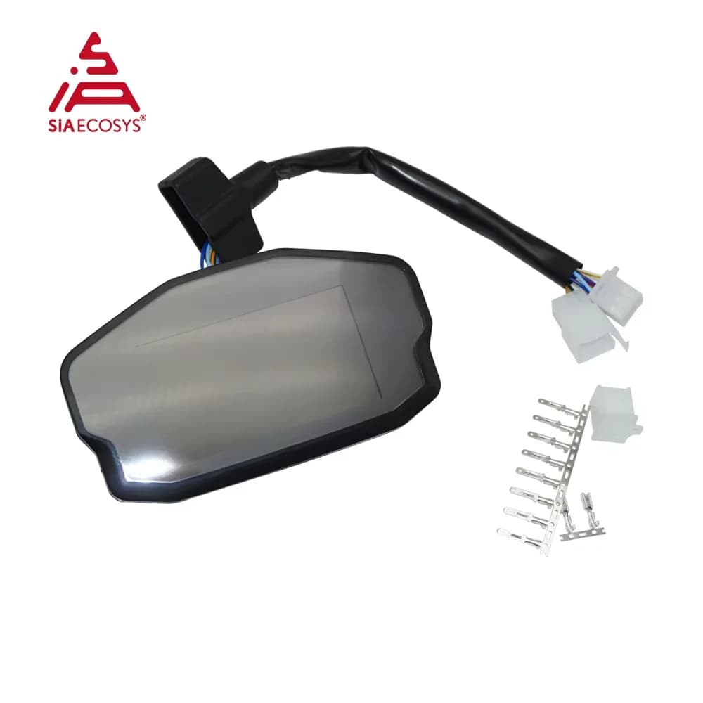 شاشة عرض DKD مع اتصال CAN-BUS LIN، عداد سرعة LCD اختياري لمراقب Votol للدراجات النارية الكهربائية - 3