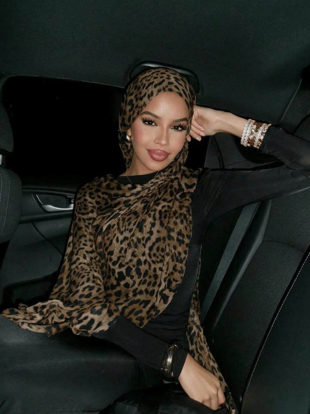 2025 جديد البوهيمي المائية ليوبارد طباعة الحجاب المرأة لينة الإسلام رمضان مسلم الحجاب فولارد شال التفاف وشاح الحجاب - 5