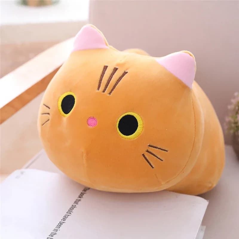 20cm Cute Soft Cat Plush Pillow Sofa Cushion Kawaii Plush Toy Stuffed Cartoon Animal Doll Lovely Gift - 5