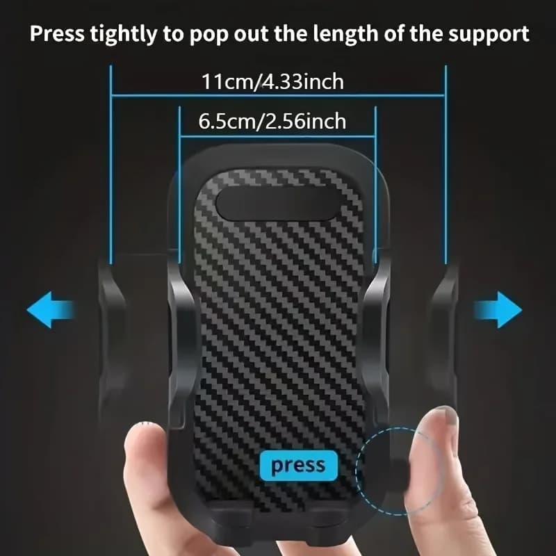 Sucker Car Phone Holder Mount Stand Suction Cup Smartphone Mobile Cell Support in Car Bracket For iPhone Xiaomi Huawei Samsung - 3