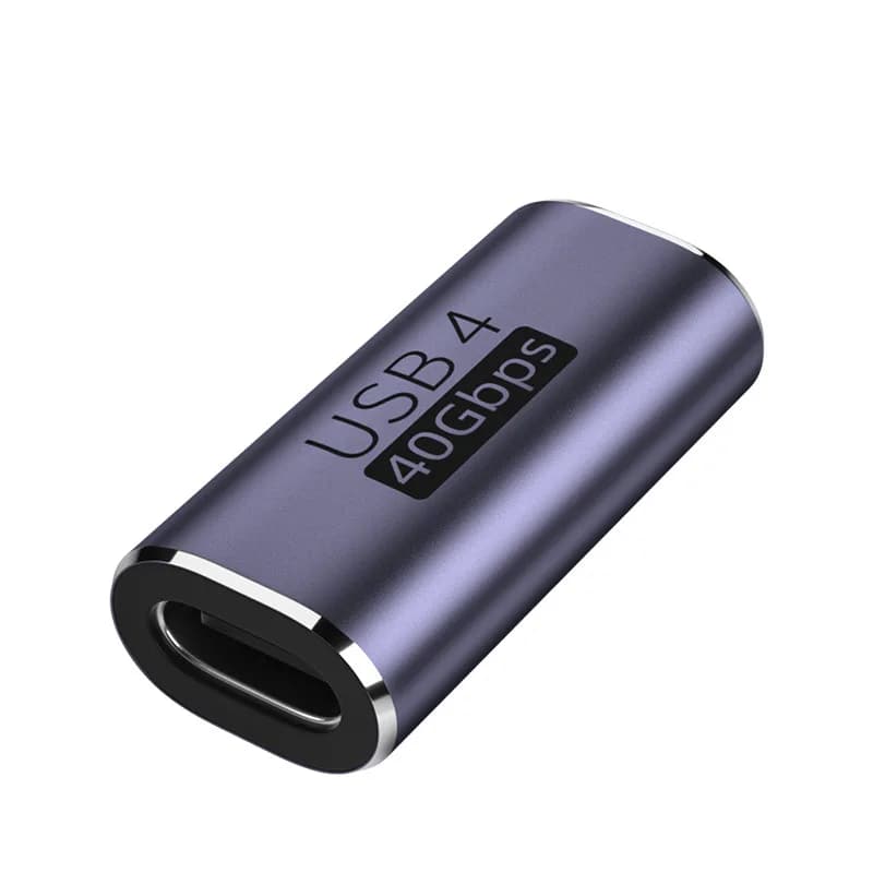 USB C Female to Female Coupler Coupler Extender 8K Video 100W Fast Charging For USB4 Cable Thunderbolt 4 40Gbps 3.2 OTG Adapter - 6