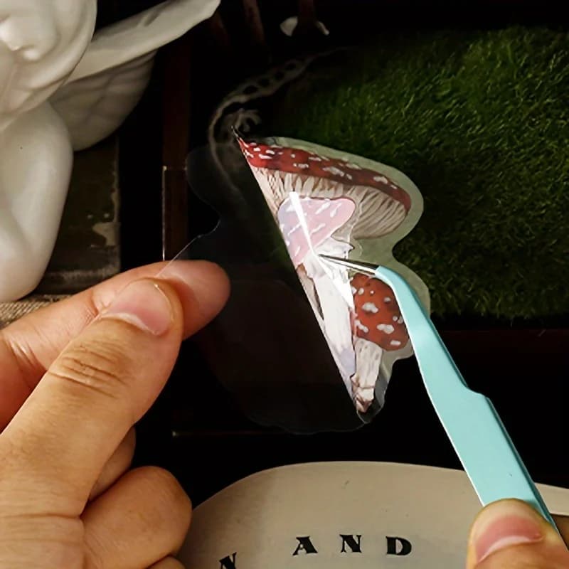 40 ملصق ورقي لموضوع الخريف والفطر، لصنع المجلات وألبومات الصور، لوازم قرطاسية جمالية - 6