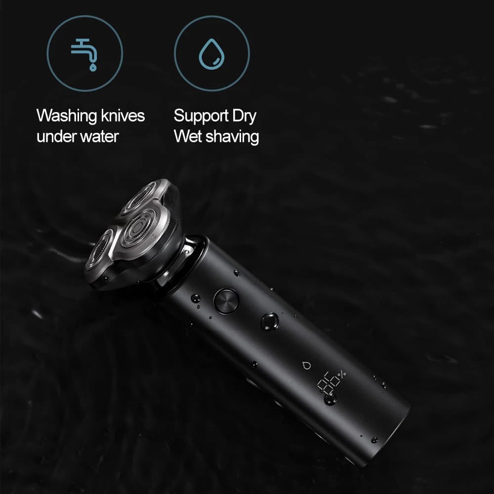 MIJIA S500 Electric Shaver Dry Wet Shaving Triple Blade Trimmer Beard Floating Head Men's Shaver Electric Razors Machine - 3