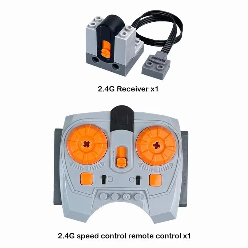 مجموعة بناء سيارات تحكم عن بعد مع وحدة تحكم في السرعة وجهاز استقبال الأشعة تحت الحمراء - 3