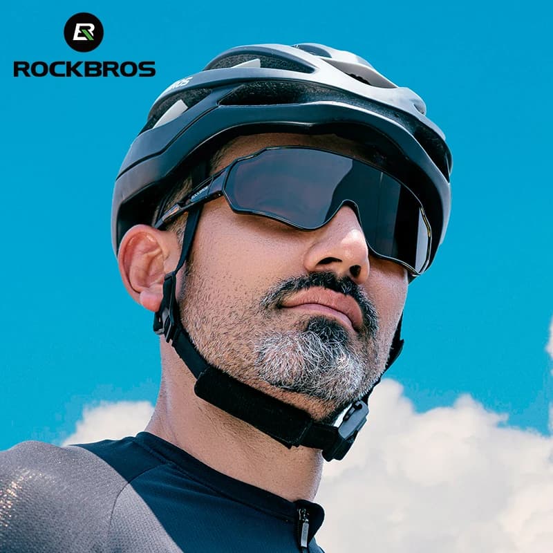 ROCKBROS Bicycle Glasses Photochromic Lens UV400 Sun Protection Bike Sunglasses Outdoor Sports Eyewear MTB Road Cycling Glasses - 4