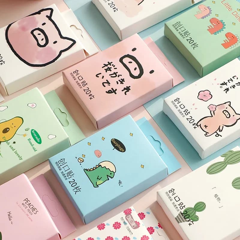 20Pcs/box Wound Adhesive Plaster Breathable Skin Patch Home Travel Outdoor Camp First Aid Kits Camping Equipment - 3