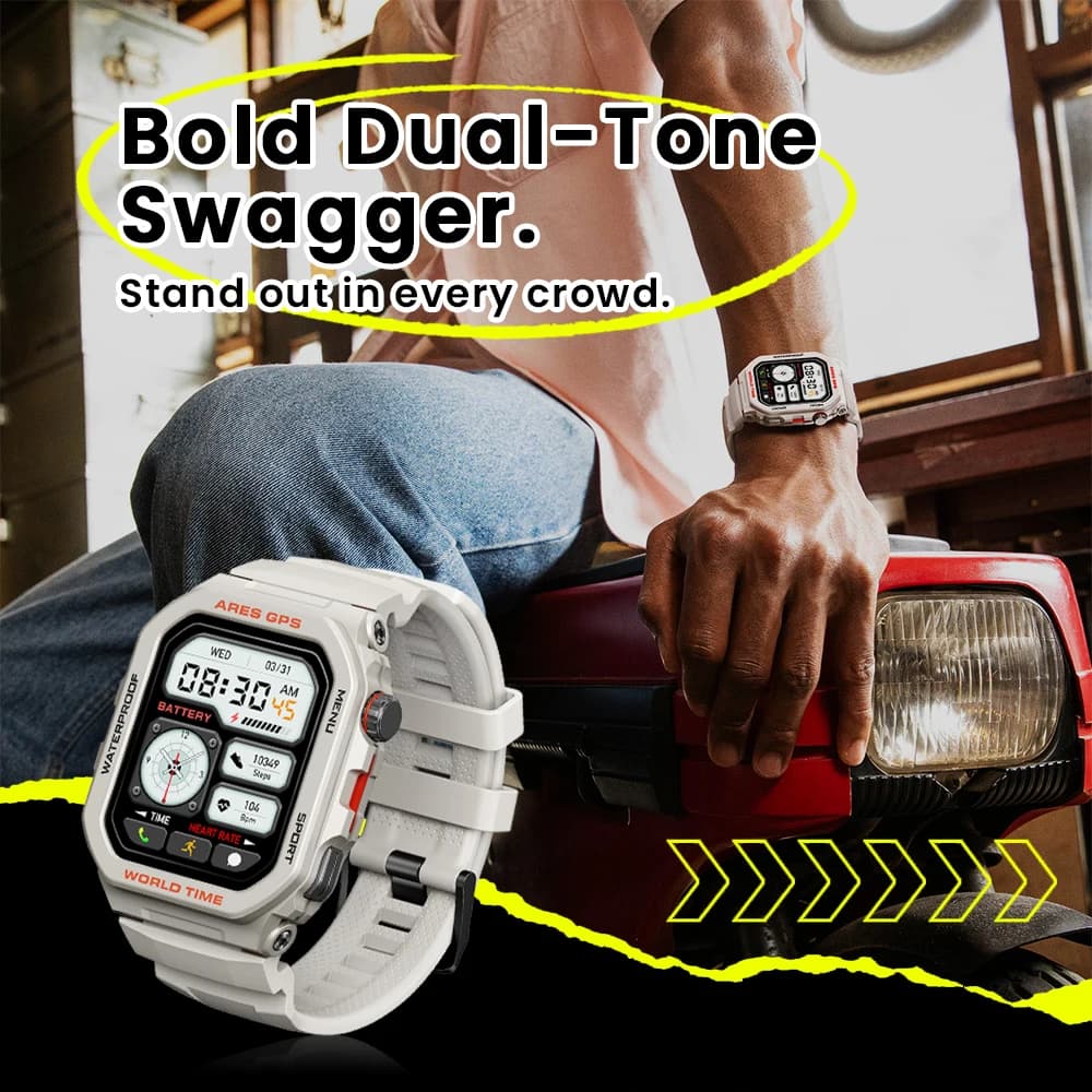 [World Premiere] Zeblaze Ares GPS Smart Watch, GPS, Alexa Built-in, Bluetooth Calling, Heart Rate & Spo2, Sleep Health, WR 3 ATM - 4