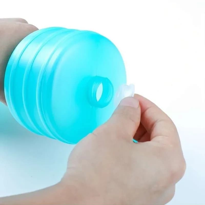 2 قطعة دمبل قابل للتعديل سعة 1000 مل، دمبل مائي للتدريب في الصالة الرياضية، معدات تمارين فقدان الوزن للنساء، تدريب اليوغا - 4