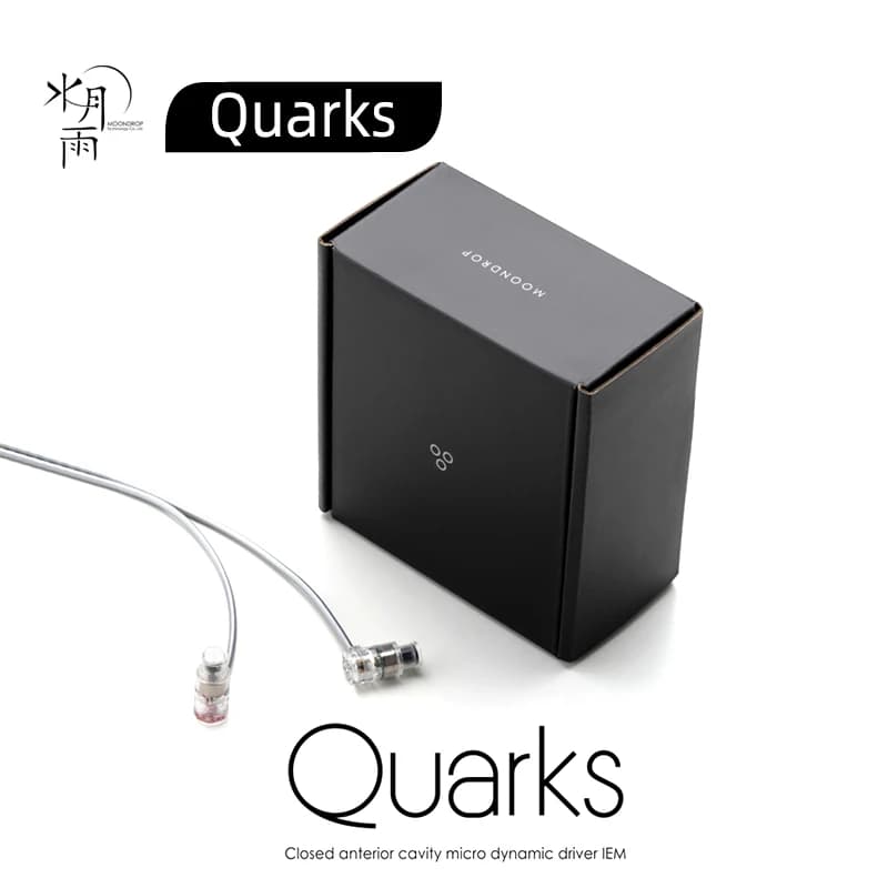 سماعات أذن MoonDrop Quarks، ديناميكية، أداء عالي، IEMs