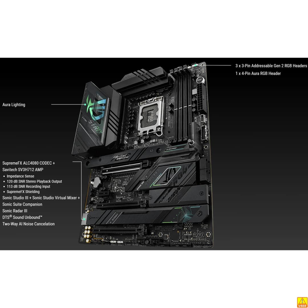 ASUS ROG STRIX Z790-F GAMING WIFI Motherboard Socket LGA1700 CPU DDR5 7800+(OC)  MHz Memory Chipset Z790 ATX Mainboard - 4