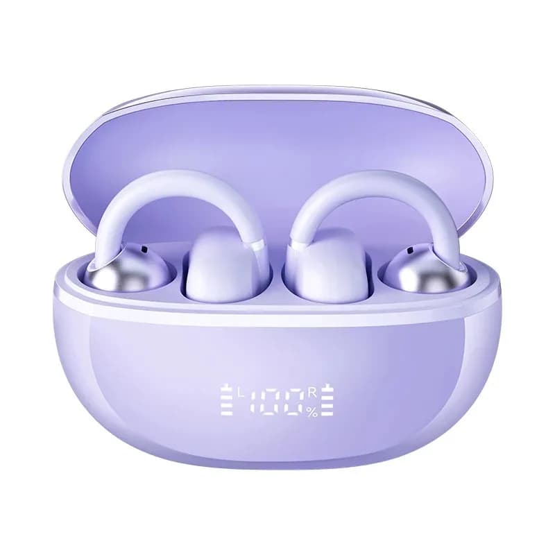 HAYLOU AirFree Ear Clip Wireless Earphones Bluetooth 5.4 Display In Ear Dual Microphone AI Noise Reduction Sports Earphones - 2