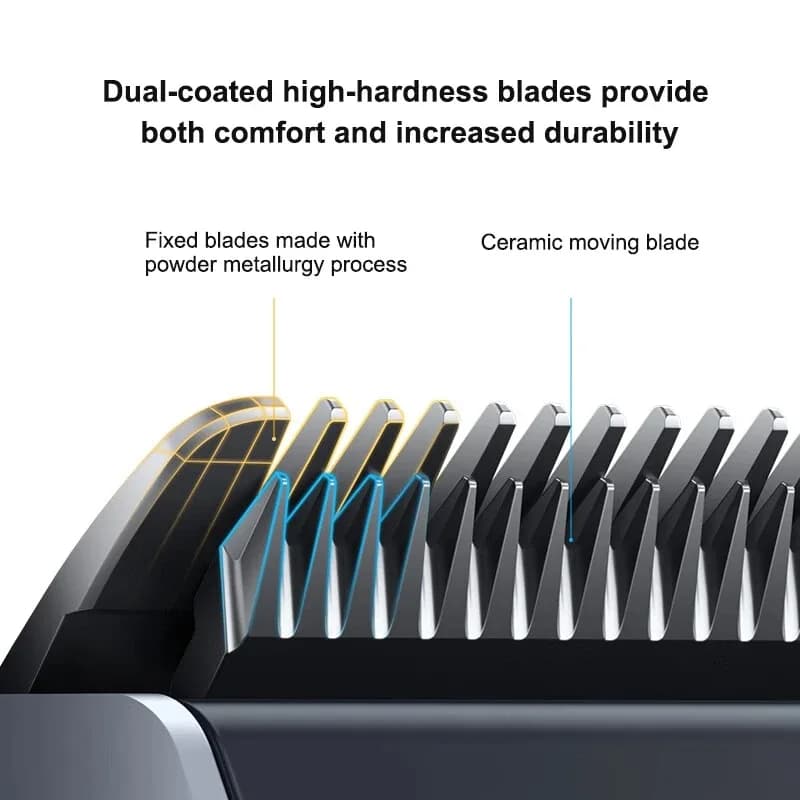 ماكينة قص شعر MIJIA 2، ماكينة تشذيب اللحية الاحترافية، ماكينة قص شعر لاسلكية مقاومة للماء بمعيار IPX7، ماكينة قص شعر MIJIA 2 - 4