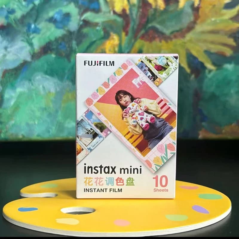 10-100Sheets Fujifilm Instax Mini 12 Films 3 Inch Flower Color Palette Film Instant Camera Mini Evo 7+ 40 SE Link 3 Instax Film - 4