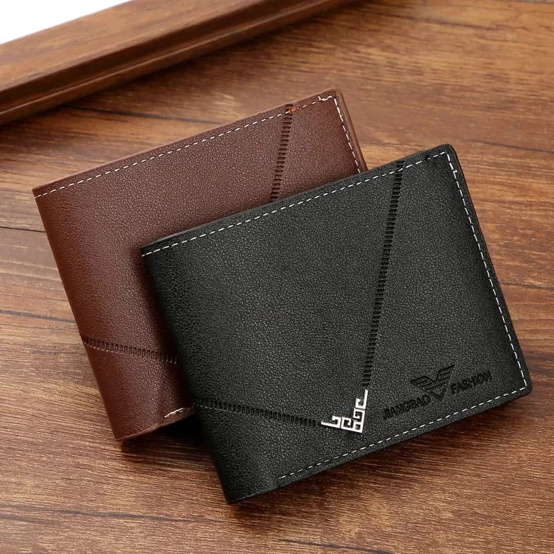 Slim Leather Wallet for Men RFID Blocking Bifold Front Pocket Wallet Minimalist Credit Card Holder Cash Money Clip - 3