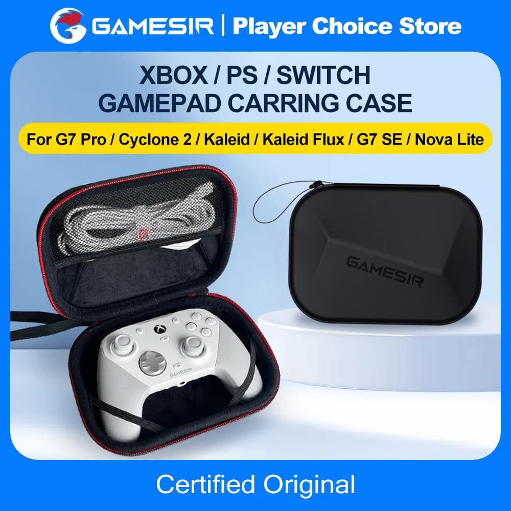 حقيبة حمل Gamesir G7 Pro لـ G7 SE وNova Lite وKaleid Flux وCyclone 2 لوحدة تحكم Xbox وPS4 وPS5 وSwitch Joycon