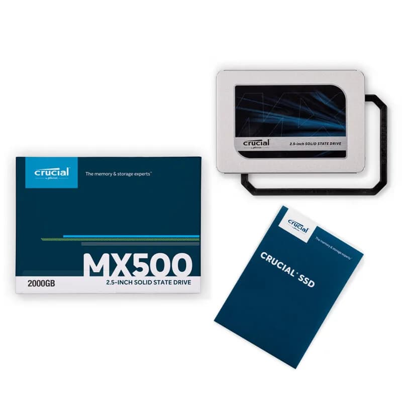 Crucial MX500 SSD 500GB 1TB 2TB 3D NAND SATA 2.5 inch High Speed Internal Solid State Drive for Laptop Hard Disk Max - 6
