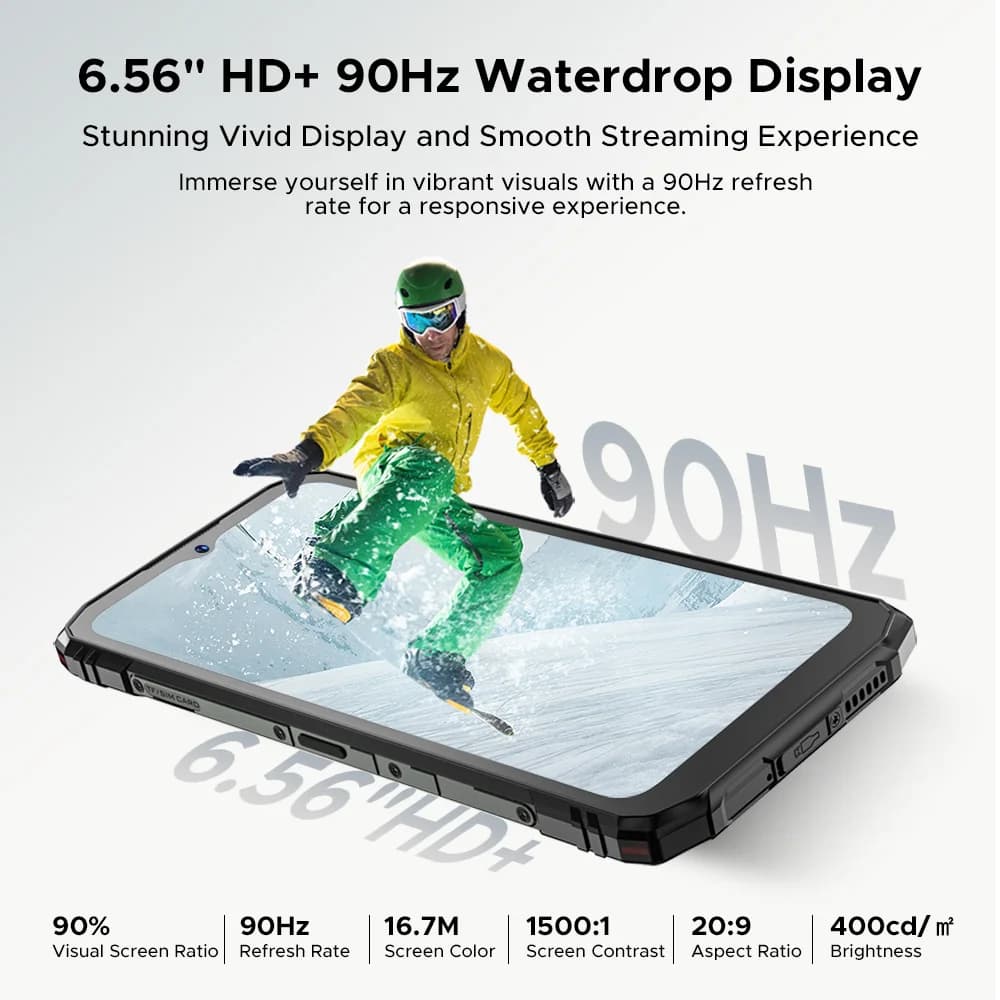 Global Version DOOGEE Blade10 Energy Rugged Phone Ultra-thin Android 15 6150mAh Battery 6.56'' Screen  Widevine L1 Smartphone - 4