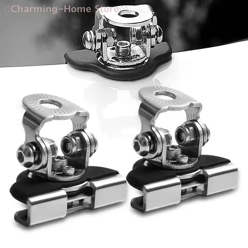 【M】1/2 قطعة حامل تثبيت شريط إضاءة LED حامل تثبيت إضاءة عمل LED حامل مصباح ضباب غطاء المحرك إكسسوارات سيارات للطرق الوعرة